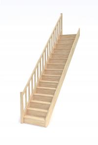 Лестница деревянная простая EGD 080R SOWOSZ GR. 3. 2 cm