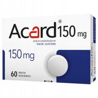 Acard 150 mg, 60 tabl.