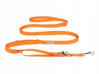 Amiplay Smycz przepinana 8in1 Samba L Pomarańczowa