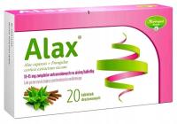ALAX lek aloes kruszyna na zaparcia 20 tabletek