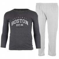 PIŻAMA MĘSKA bawełniana długi rękaw pidżama DŁUGIE SPODNIE rozmiar M /