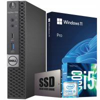 Komputer Dell 7050 MFF | Intel i5 6gen | 16 GB | 240 GB SSD | USB-C HDMI DP