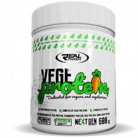 REAL PHARM VEGE PROTEIN 600G, WANILIA Białko roślinne Kompleks Odżywka vege