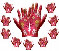 10X садовые перчатки цветочные женские защитные 7