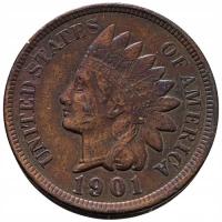 46040. USA - 1 cent - 1901r. (czyszczona)