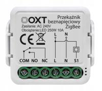 OXT Mini Przekaźnik beznapięciowy ZigBee TUYA Smart Life Zigbee2MQTT
