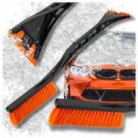 Скребок для окон с щеткой Bradas