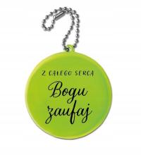 Светоотражающая подвеска от всего сердца доверяйте Богу