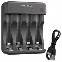 Быстрое зарядное устройство для аккумуляторов AA и AAA NI-MH NI-CD USB-C