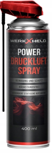 WERKXHELD POWER DRUCKLUFT SPRAY SPRĘŻONE POWIETRZE 400ML 2H97