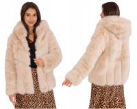 ЖЕНСКАЯ МЕХОВАЯ КУРТКА С КАПЮШОНОМ С МЕХОВОЙ ПОДКЛАДКОЙ