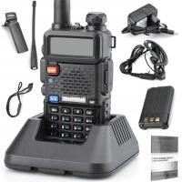 Baofeng UV-5R HTQ KRÓTKOFALÓWKA RADIOTELEFON WALKIE TALKIE SKANER VHF UHF