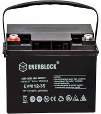 Аккумулятор AGM ENERBLOCK 12V 35AH для циклической работы