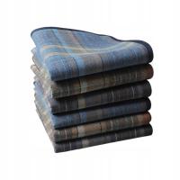 6Pcs Men s Handkerchiefs Mens Hankies Stripe Checkered Kerchief for Men