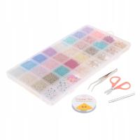 Nieregularny zestaw materiałów do robienia kolczyków Pęseta W/Igły Klamry W/ Wisiorek