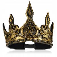 Королевская императорская корона косплей король реалистичный вид оттенков золота