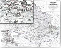 Stara Mapa 40 Górny Śląsk mapa przemysłowa Rejencja Opolska 1861