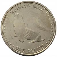 45109. Tristan da Cunha - 1 korona - 2011r. - okolicznościowa (24,79g/39mm)