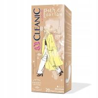 CLEANIC PURE COTTON wkładki higieniczne 20 szt.