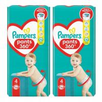 Pieluchomajtki Pampers Pants 4 9-15kg zestaw 2x 52szt