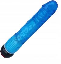REALISTYCZNY NIEBIESKI WIBRATOR PENIS DILDO MOCNY