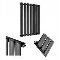 Grzejnik dekoracyjny pokojowy CZARNY panelowy 55cm x 41cm