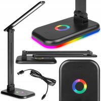 Настольная лампа настольная прикроватная светодиодная школьная сенсорная диммируемая регулируемая