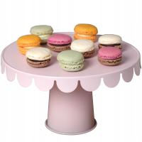 PATERA DO CIASTA MUFFINEK TORTU 22 cm RÓŻOWA