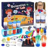 ZESTAW MAŁEGO CHEMIKA LABORATORIUM 80 EKSPERYMENTÓW WULKAN DZIECI + EBOOK