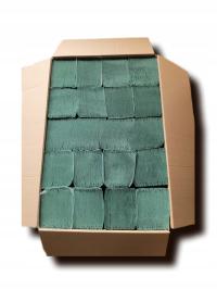 Ręcznik papierowy ZZ V składany zielony 4000 arkuszy x 20 szt