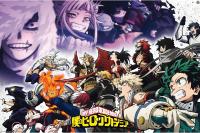 MY HERO ACADEMIA - PLAKAT / POSTER MAXI 91.5X61 - HEROES VS VILAINS