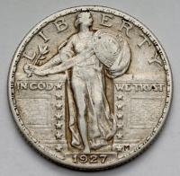 1639. USA, 1/4 dolara 1927