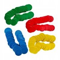 100Pcs Poker Chips Math Counters for Kids Counting Chips Bingo Chips for