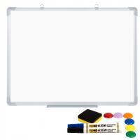 TABLICA SUCHOŚCIERALNA MAGENTYCZNA RAMA ALUMINIOWA 60X40 CM + 2 MAZAKI