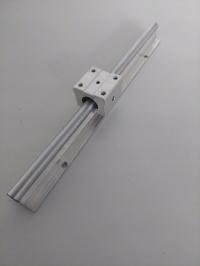 Линейная направляющая 300 мм, рельс с линейным подшипником SBR 16uu