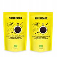 2x Jagody Acai Liofilizowane Sproszkowane BIO 100g Antyoksydanty BIO PLANET