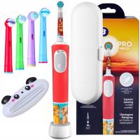 SZCZOTECZKA ELEKTRYCZNA THE LION KING ORAL-B VITALITY PRO D103 KRÓL LEW + 3 inne produkty