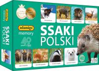 Игра Memory MEMO млекопитающие польский животные, игра памяти для детей