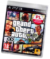 Grand Theft Auto GTA V PS3 новая коробочная карта по-польски