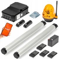 NAPĘD DO BRAMY DWUSKRZYDŁOWEJ MIK400 4m/300kg 4 PILOTY WIFI + AKU GRATIS