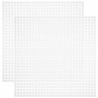 12SZT SIATKA PLASTIKOWA BIAŁA DO HAFTU I PRAC RĘKODZIELNICZYCH