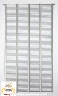 Решетчатая вертикальная металлическая решетка Warszawska расширяемая