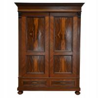 ANTYK MEBEL duża orzechowa szafa eklektyczna