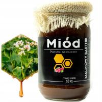 Miód Prawdziwy Gryczany - 1kg, 1000g Własna Polska Pasieka, Świeży z 2025