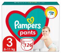 Pieluchomajtki Pampers Pants Rozmiar 3 (6-11 kg) 126 szt.