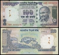 BNA - INDIE 100 Rupii 2005 1BW # bez litery # Reddy # P98a # XF