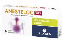 Anesteloc Max zgaga refluks 20 mg x 14 tabletek