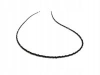 Ожерелье черный колье камень турмалин серебро 925