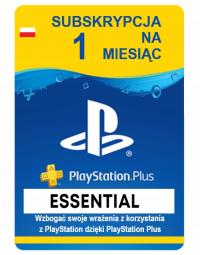 PlayStation Plus ESSENTIAL 1 miesiąc PS5 - PS4 - PS3 - PSP - PSN