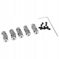 Rc Boat Metalowe przeguby Cardana Złącza przegubowe Uniwersalne złącze do 2,3 x 2,3 mm